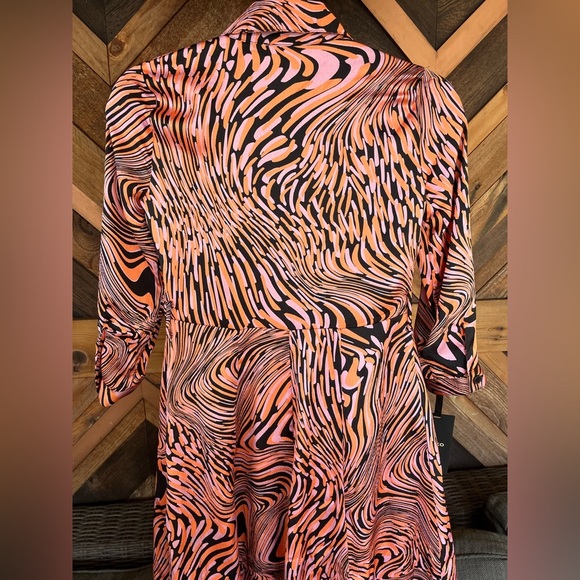 NWT Pinko Button Down Long Dress Size 36 or Small - Picture 7 of 13